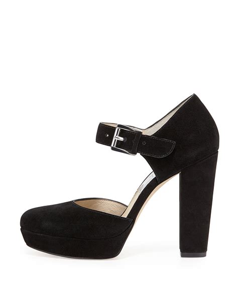 michael kors platform mary jane|Michael Michael Kors Flynn Suede Platform Mary Jane Pump, .